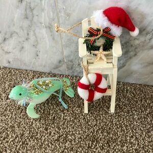 Festive Christmas Decor Set with Santa Hat and Wreath